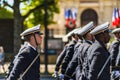 Soldiers for the Bastille Day in Paris - Soldats pour le 14 Juillet 2017 ÃÂ  Paris Royalty Free Stock Photo